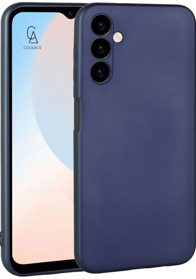 Samsung Galaxy Uyumlu A16 İle Telefon Kılıfı Ve 5d Tam Kaplayan Cam Ekran Koruyucu Lacivert
