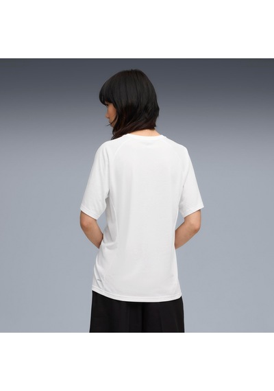Puma Evostrıpe Graphic Tee Kadın Yetişkin T-shirt Beyaz