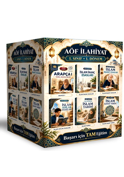 Aöf İlahiyat 1. Sınıf 1. Dönem Kitap Seti