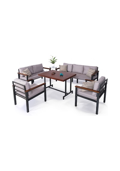 Neokas Bahce Mobilyası, Modern Balkon Mobilyası, Kafe Oturma Takımı, Teras Koltugu, 1+1+2+3+m Antrasit Neokas Bahce Mobilyası, Modern Balkon Mobilyası, Kafe Oturma Takımı, Teras Koltugu, 1+1+2+3+m Antrasit