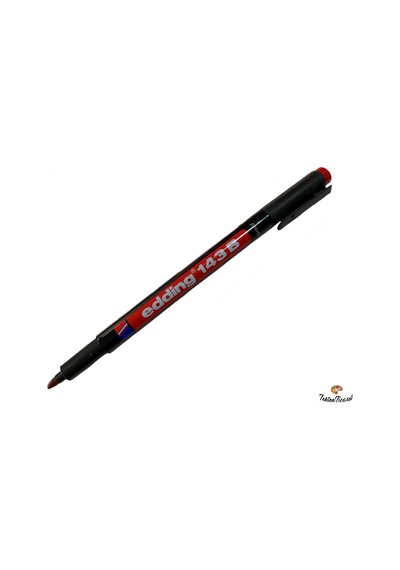 Edding 143b Asetat Kalem Kesik Uç 1-3 MM 10'lu Kutu Siyah