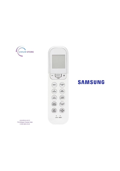 Samsung Ar12txhqbwk İnverter Uyumlu Klima Kumandası