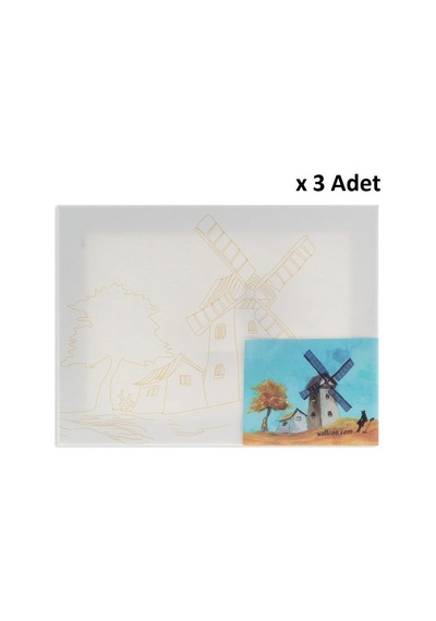 Bigpoint Baskılı Tuval Printing Canvas 18x24cm X 3 Adet