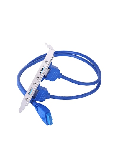 4992 19 Pin USB 3.0 Arka Pci Panel Braketi 2 Port Çoklayıcı Kablo 4992 19 Pin USB 3.0 Arka Pci Panel Braketi 2 Port Çoklayıcı Kablo
