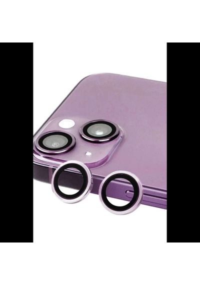 İphone 14 Raze Metal Kamera Lens - Mor Diğer