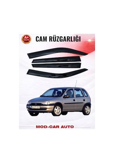 Renault Captur 2024+ Araca Özel Krom Şeritli Cam Rüzgarlığı A+ Pianoblack