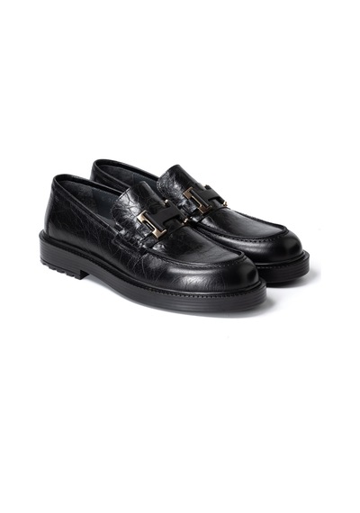 Black Mexico Klasik Ayakkabı Erkek John May Ka-26y-c26011 May Munıh Shoe Siyah