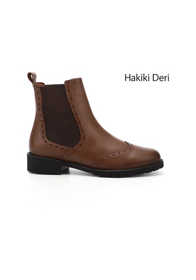 Gönderi(R) Gönderi R Kadın Taba Floter Kauçuk Taban Hakiki Deri Chelsea Bot Gkzb13448443 Taba Floter