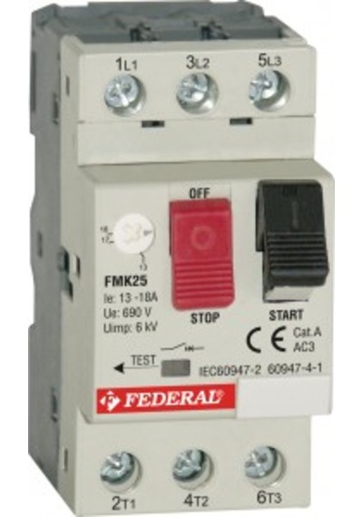 Federal Fmk25 Motor Koruma Şaleri 2,5-4