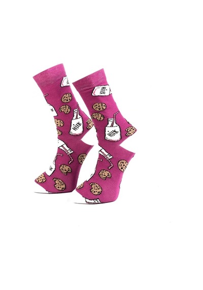 Ozzy Socks Milk Desenli Çorap Çok Renkli