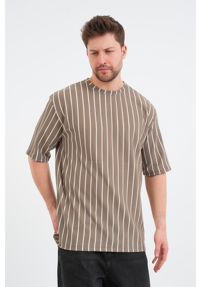 Redline Shift Erkek Oversize Tişört Kahverengi