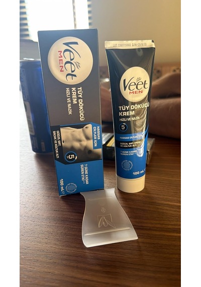 Men Erkekler İçin Tüy Dökücü Krem, Hassas Ciltler, 100 Ml
