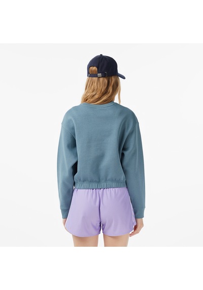 Under Armour Rial Fleece Piped Crew Kadın Mavi Sweatshirt 6007035