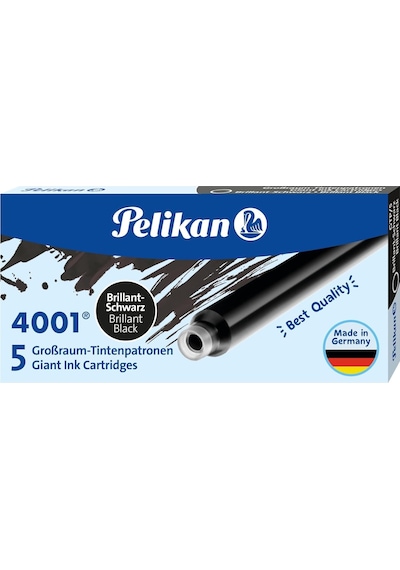 Pelikan 5'li Gtp5 Uzun Kartuş Siyah