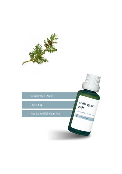 Sabunal Sedir Ağacı Yağı 30 ML - Yoga - Meditasyon ve Aromaterapi Yağı