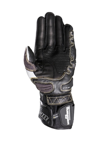 Furygan Styg20 X Kevlar Deri Motosiklet Yarış Eldiveni Beyaz - Siyah