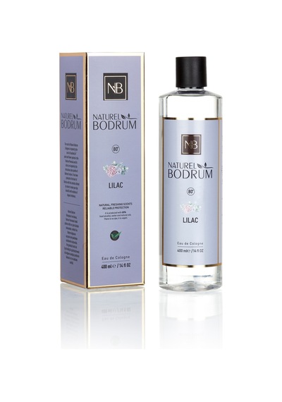 Lilac Kolonya İkili Set 400 Ml Dökmeli + 60 Ml Sprey Cep Boy %80 Alkollü