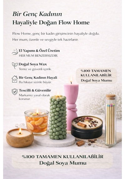Dekoratif Lüks Soya Mum,el Yapımı Doğal Mum,uzun Yanma Süreli Modern Ev Hediyesi,ev Süsü Mor 210 G Mor