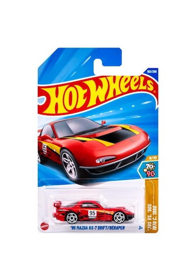 Hw Teklı Arabalar 95 Mazda Rx-7 Drıft Jbb57 Çok Renkli