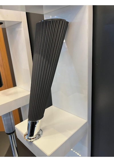 Suit Sert Plastik Ayak 23 Cm Füme+krom Renk Koltuk Ayağı Tv Ünite Modern Mobilya Dolap Komidin