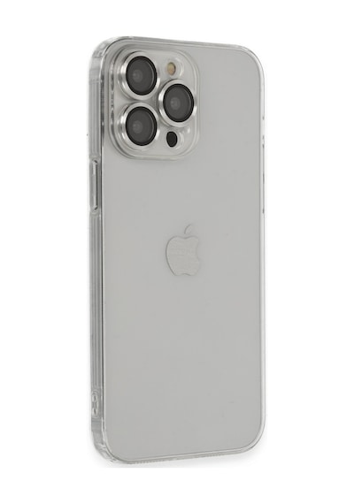 Hnrlıshp Newface Apple Uyumlu iPhone 14 Pro Max Kılıf Luko Lens Silikon - Gümüş