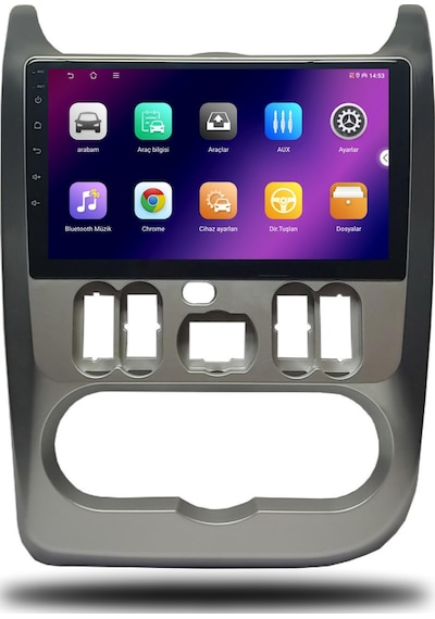 Caros Dacia Logan 2010-2023 Uyumlu Android Multimedya 4gb Ram 64gb Hafıza 10"