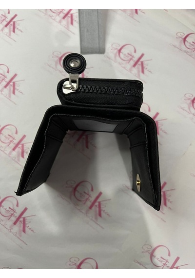 Gk Gamzelirenklerim Luxury Fashıon&accessorıes Krinkıl Mini Cüzdan Siyah