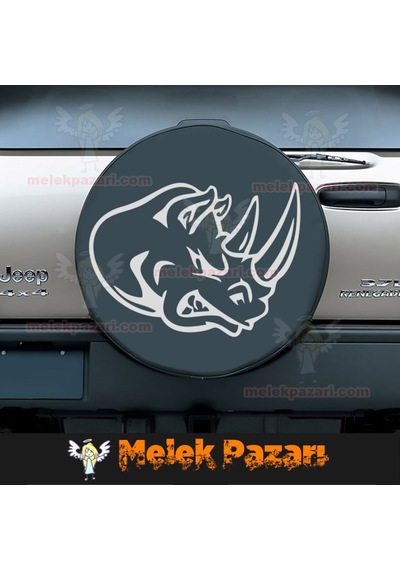 Gergedan Kafası Araba Sticker