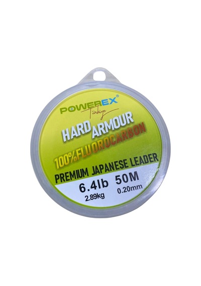 Powerex Hard Armour %100 Fluorocarbon 50 M Clear Leader Misina 87368292