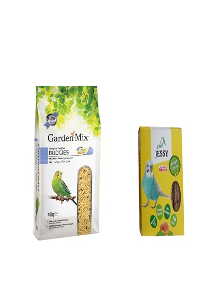 Gardenmix Soyulmuş Muhabbet Kuşu Yemi 400 Gr + Jessy Muhabbet Kuş