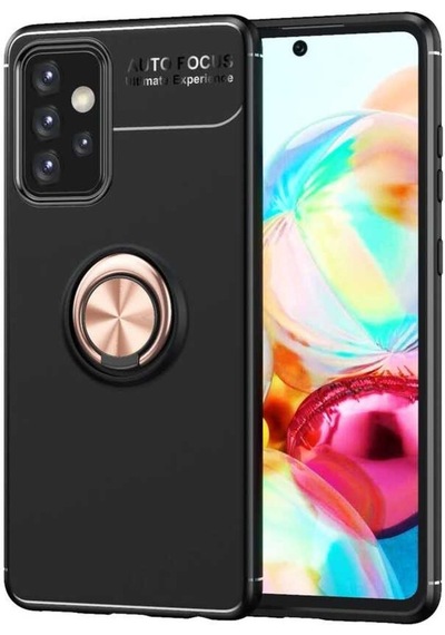 Samsung Galaxy Uyumlu A52 Kilif Yüzüklü Miknatisli Silikon Kapak 484402091
