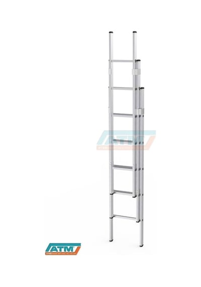 2*3=6 MT 65X25 ÜÇ PARÇALI  SÜRGÜLÜ MERDİVEN
