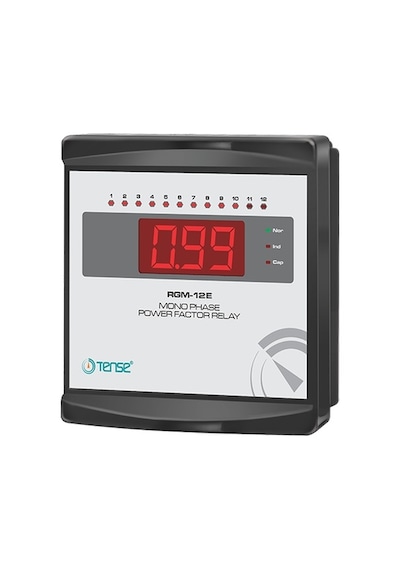 Rgm-12e 3x20 Mm Display Monofaze Reaktif Güç Kontrol Rölesi