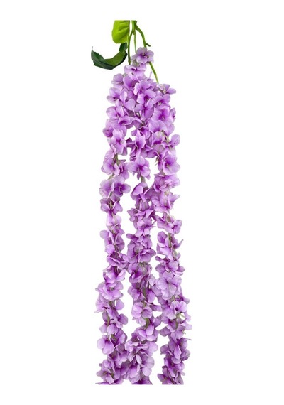 Yapay Çiçek Sarkan Ortanca Çiçeği 110cm LİLA