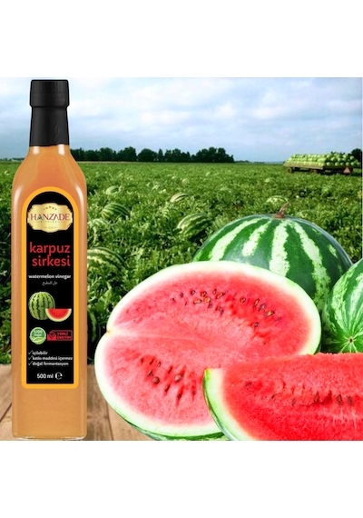 Hanzade Bitkisel Karpuz Sirkesi 3 x 500 ML