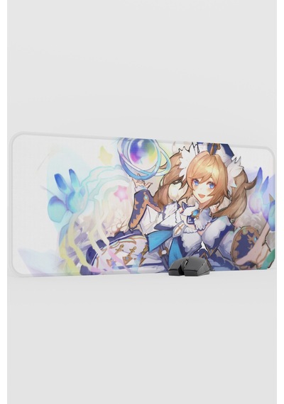 Barbara Genshin Impact Anime Gacha V5 - 90x40 Xxl Gaming Mouse Pad Fare Altlığı