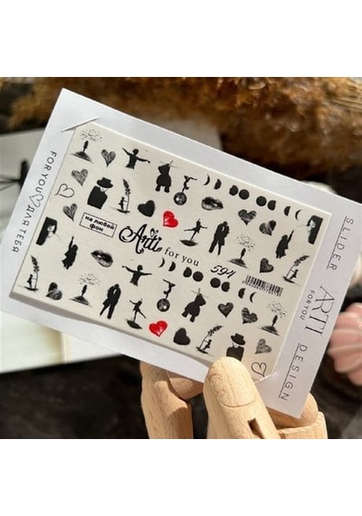 Stiker Arti 594 Beyaz