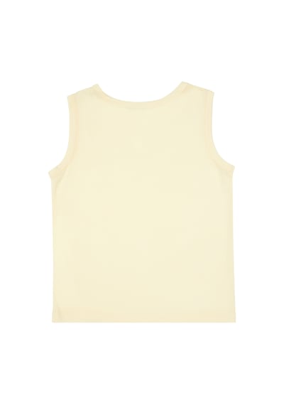 U.S. Polo Assn. Kız Çocuk Limon Kolsuz Basic Tişört 50306215-VR035