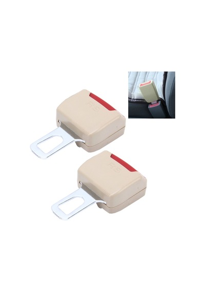 2 Adet Rs-01 Universal Araç Emniyet Kemeri Uzatma Tokası Haki