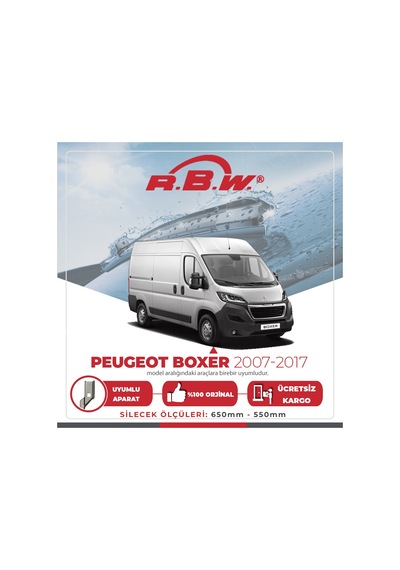 RBW Peugeot Boxer 2007 - 2017 Ön Muz Silecek Takım