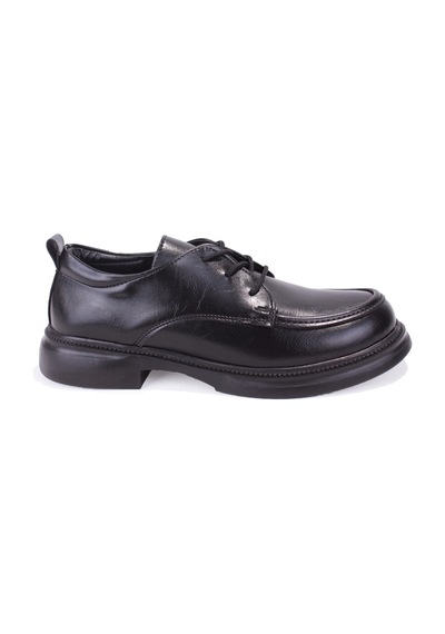 Dagoster Dza07-8892550 Siyah Günlük Bağcıklı Loafer Kadın Ayakkabı
