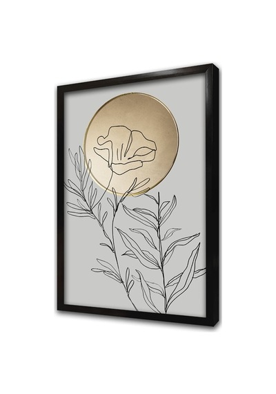 Güneş Ve Dallar Çerçeveli Mdf Tablo-172178