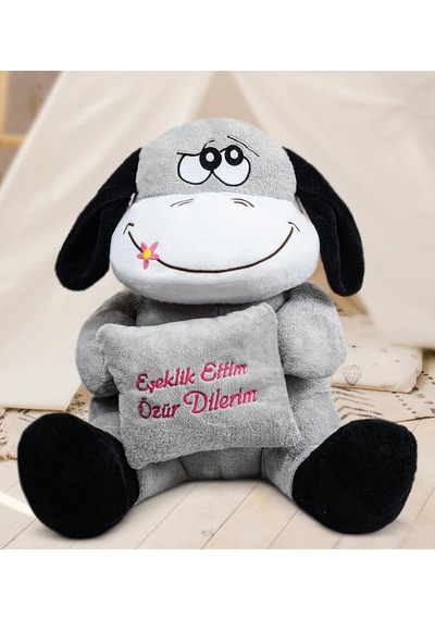 Özgüner Oyuncak Özür Dilerim Eşeklik Ettim,eşek,yastıklı Pelüş Eşek,eşek,pelüş Eşek,hedye Eşek,yılbaş Genel