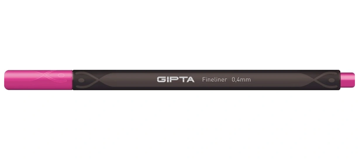 Fineliner 0.4 Mm Mor Kalem Fosforlu