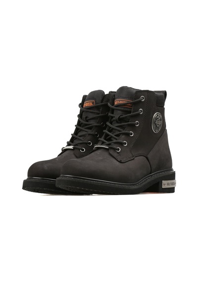 Harley Davidson Siyah Erkek Botu 025M100128-Black-Nubuk