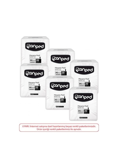 Canped Mesane Pedi Normal M Beden 120 Adet M