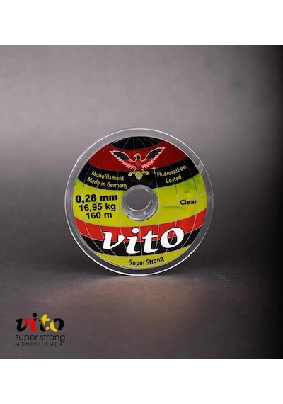 Vito Süper Strong Monoflament Şeffaf Misina 160 Metre 0,28mm - Standart