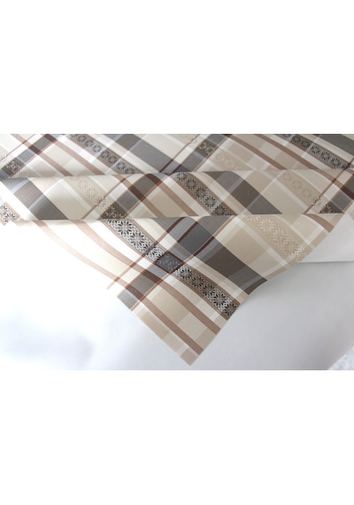 Elyaf Silinebilir Pvc Muşamba Masa Örtüsü 1244-3 Ynburbery Kahve