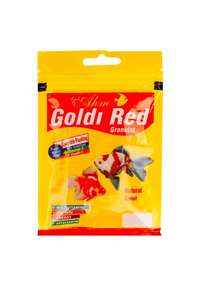 Ahm Goldi Red Granül Japon Balığı Yemi 15 Gr