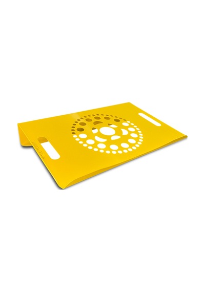 Civciv Sarısı Notebook Standı Laptop Standi Soğutucu Altlığı Sehpası M1